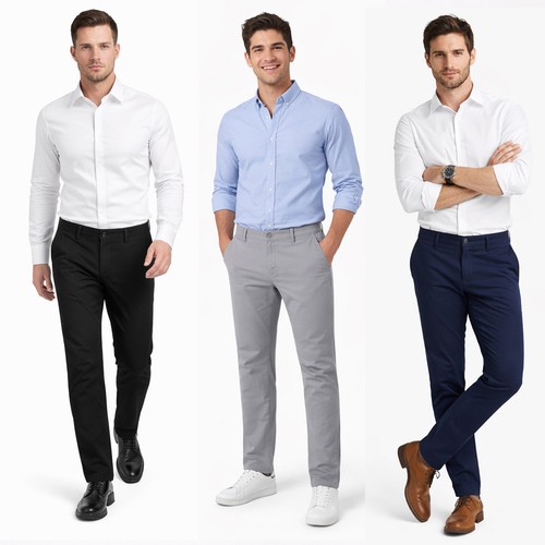 Pantaloni uomo casual - pantaloni, eleganti