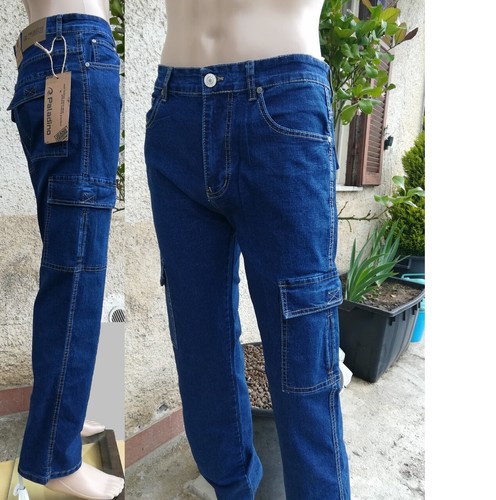 Jeans uomo cargo estivo - uomo,