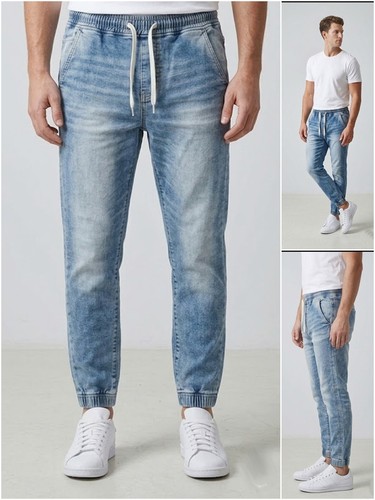 Jeans uomo con elastico - uomo,