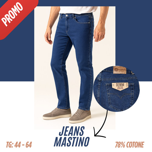 Jeans uomo mastino denim - jeans,
