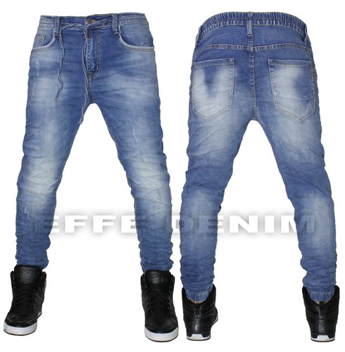 Jeans uomo denim blu cielo - jeans,
