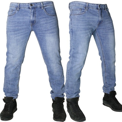 Jeans uomo denim chiaro - jeans,