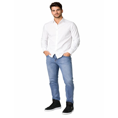 Jeans uomo denim - jeans, blu