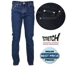 Jeans Uomo Cotone 5 Tasche